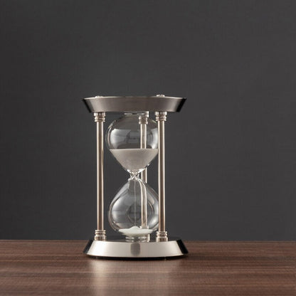 Avelena | 3/5/10 Minuten Retro Metall Handwerk Sanduhr Pendel Home Office Desktop Arrangement Ornament Sand Timer Sandglas Dekoration