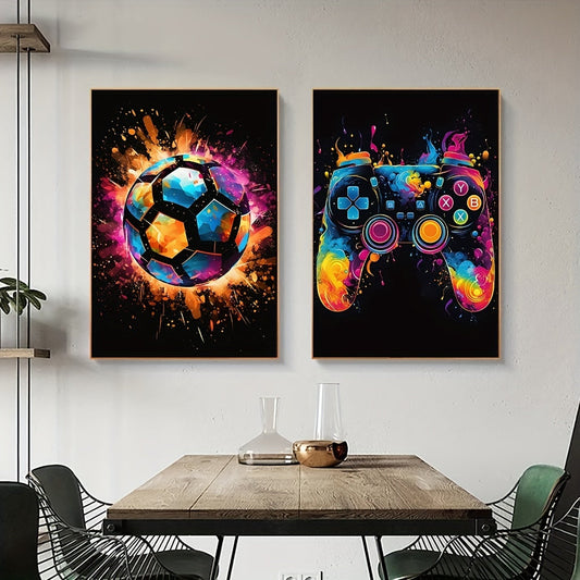Avelena | PixelPower - Sport- und Gaming-Poster-Set