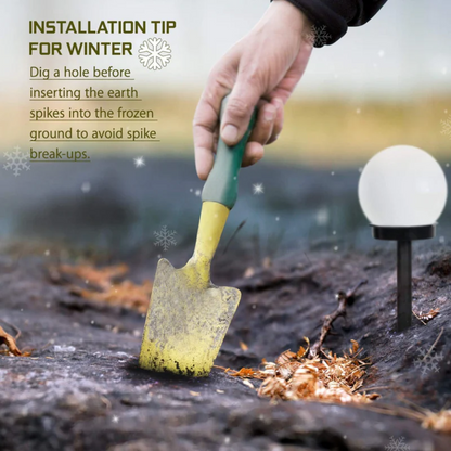 Avelena | 3 Stück Wasserdichte LED Solar Gartenlichter - SunLuxe Orbs