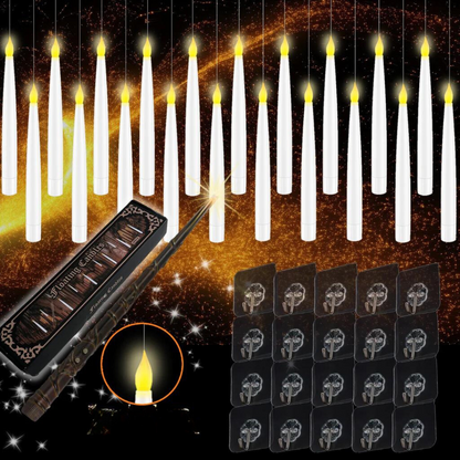 Avelena | Schwebende LED Kerzen - MagicGlow - Von Harry Potter Inspiriert - Schaffe eine Magische Atmosphäre