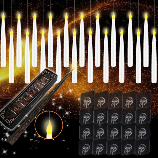 Avelena | Schwebende LED Kerzen - MagicGlow - Von Harry Potter Inspiriert - Schaffe eine Magische Atmosphäre