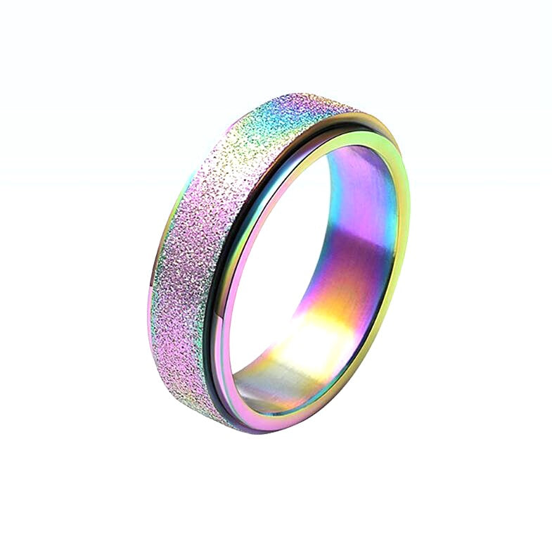 Avelena | Drehbare Angstring-Ringe In Allen Farben Stress Abbauen *Neu