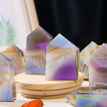 Avelena | Frendorf Engel Aura Quarz Kristallstäbe Edelsteindekor