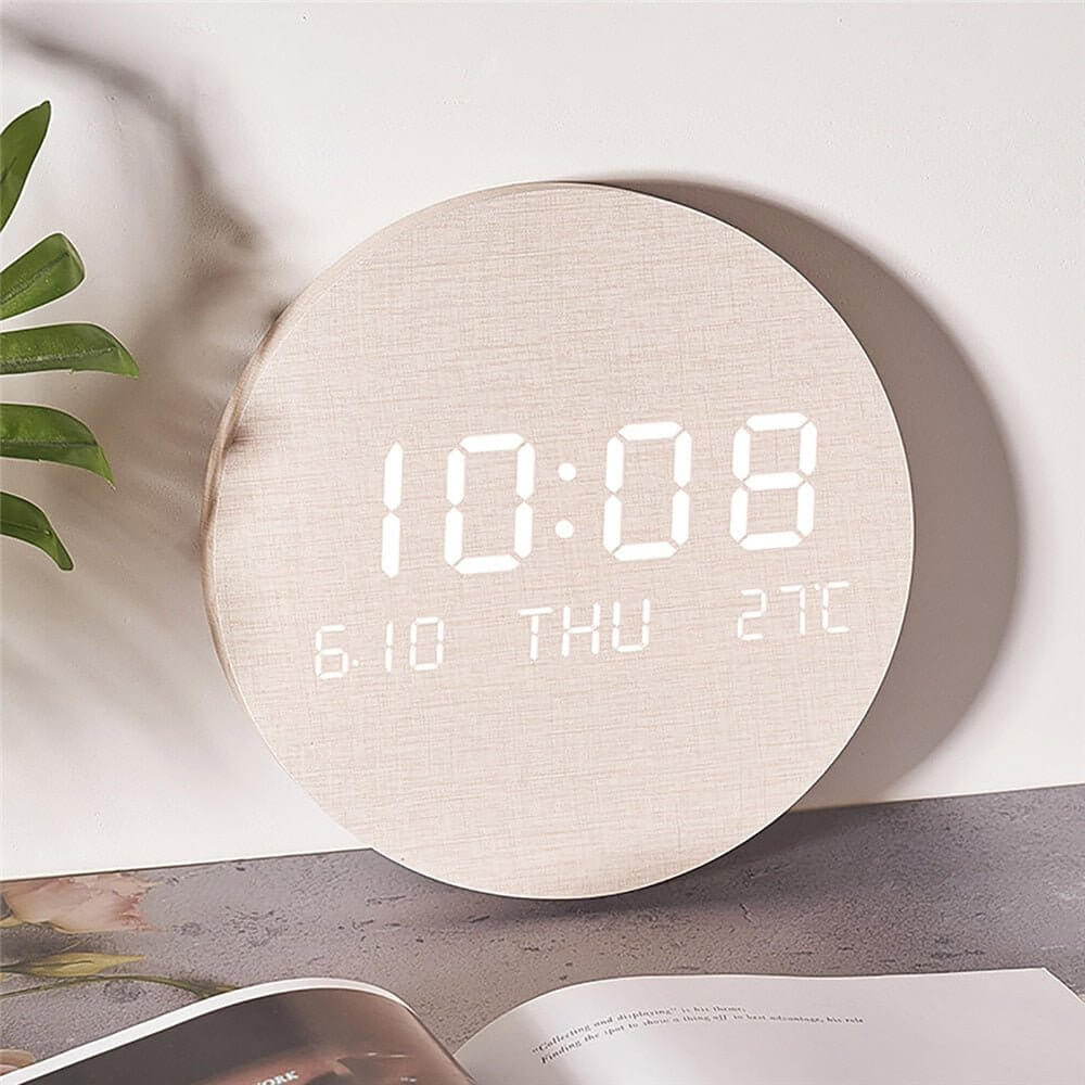 Avelena | Moderne Digitale Wanduhr - Minimalistisch & Funktional