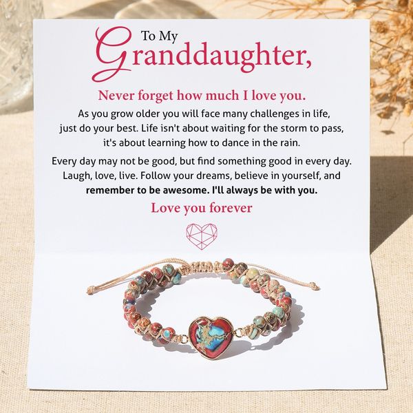 Avelena | Herz Jasper Armband