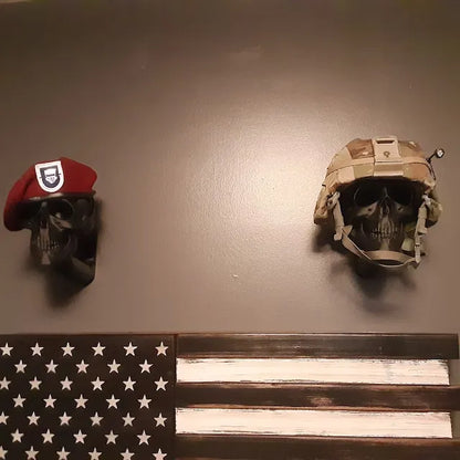 Avelena | 3D Totenkopf Helm Ausstellungsset