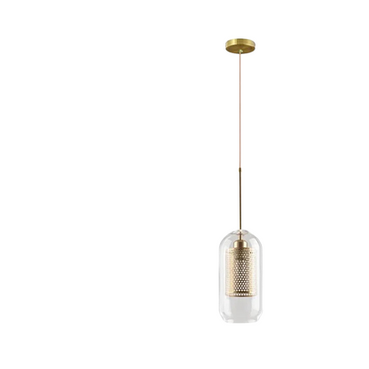 Avelena | UrbanBeam – Stilvolle Eisen- und Glas-Hängeleuchte