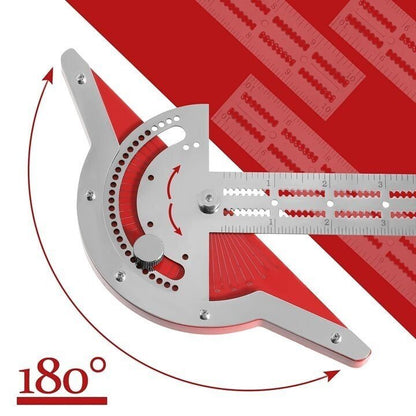 Avelena | Ultra Precision Markierungslineal Quadrat T Typ Holzschreiber Messwerkzeug