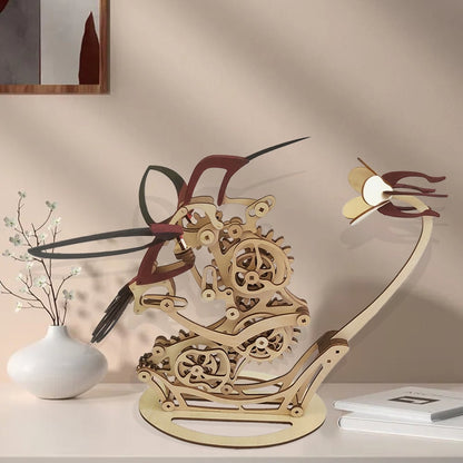 Avelena | 3D Holzmechanisches Kolibri