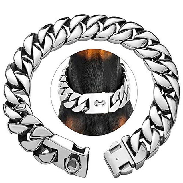 Avelena | Wagchain Cuban Link Hundehalsband - Schwere Ausrüstung
