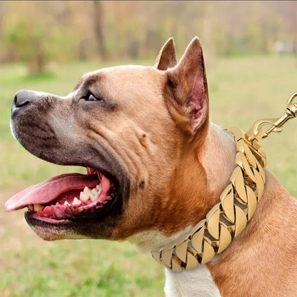 Avelena | Wagchain Cuban Link Hundehalsband - Schwere Ausrüstung