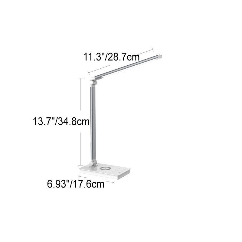 Avelena | Minimalistische intelligente quadratische Bar faltbare USB LED Schreibtischlampe