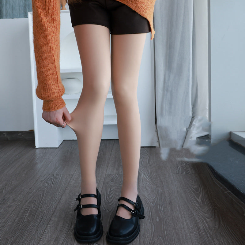 Avelena | Transparente Wärmepolstergefütterte Elastische Leggings