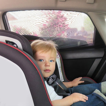 Avelena | Auto-Seitenfenster-Schatten, 1 Paar/ 2 Packungen