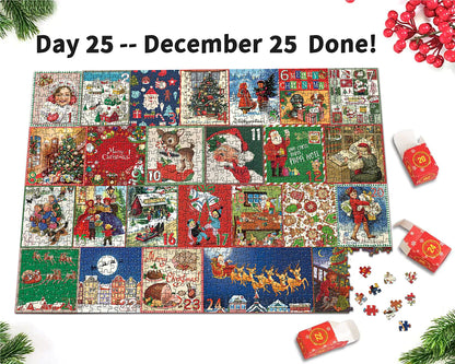 Avelena | Weihnachts-Adventskalender-Puzzle 1000 Teile