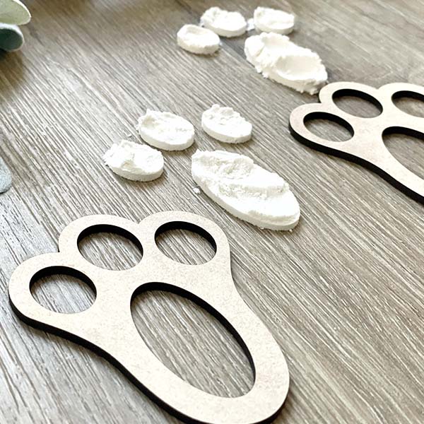 Avelena | Bunny Rabbit Paws Schablonen, Set Von 2