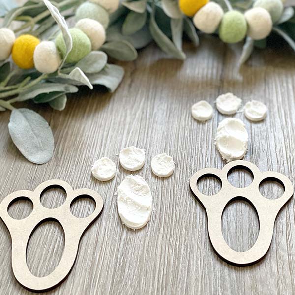 Avelena | Bunny Rabbit Paws Schablonen, Set Von 2