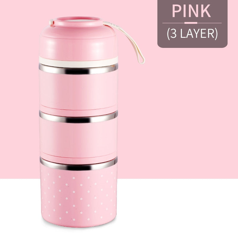 Avelena | Leckagesichere Edelstahl Thermo-Lunchboxen