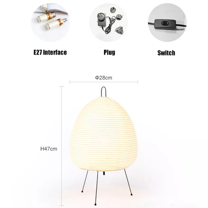 Avelena | Wabi Sabi Nachttischlampe