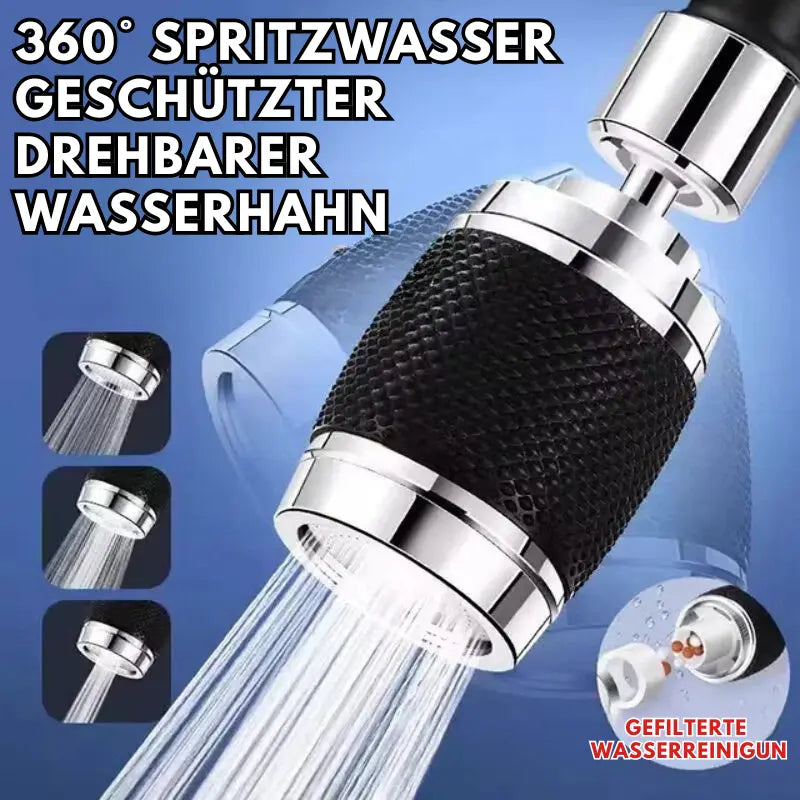 Avelena | Wasserhahn Aufsatz | 360° drehbar | Antispritz-Design | Einfache Montage