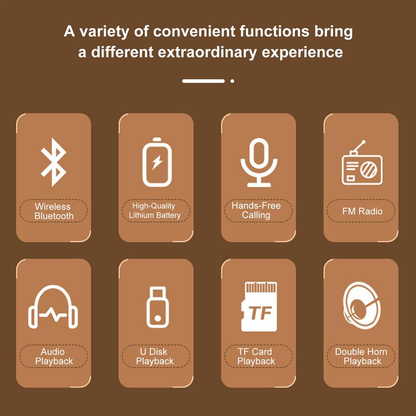 Avelena | Dunkle Akademie Bluetooth-Lautsprecher