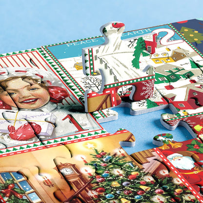 Avelena | Weihnachts-Adventskalender-Puzzle 1000teilig