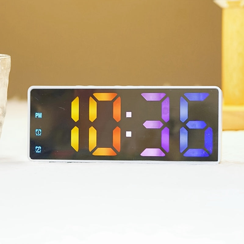 Avelena | Uhr Beleuchtete Led Wecker mit Datum
