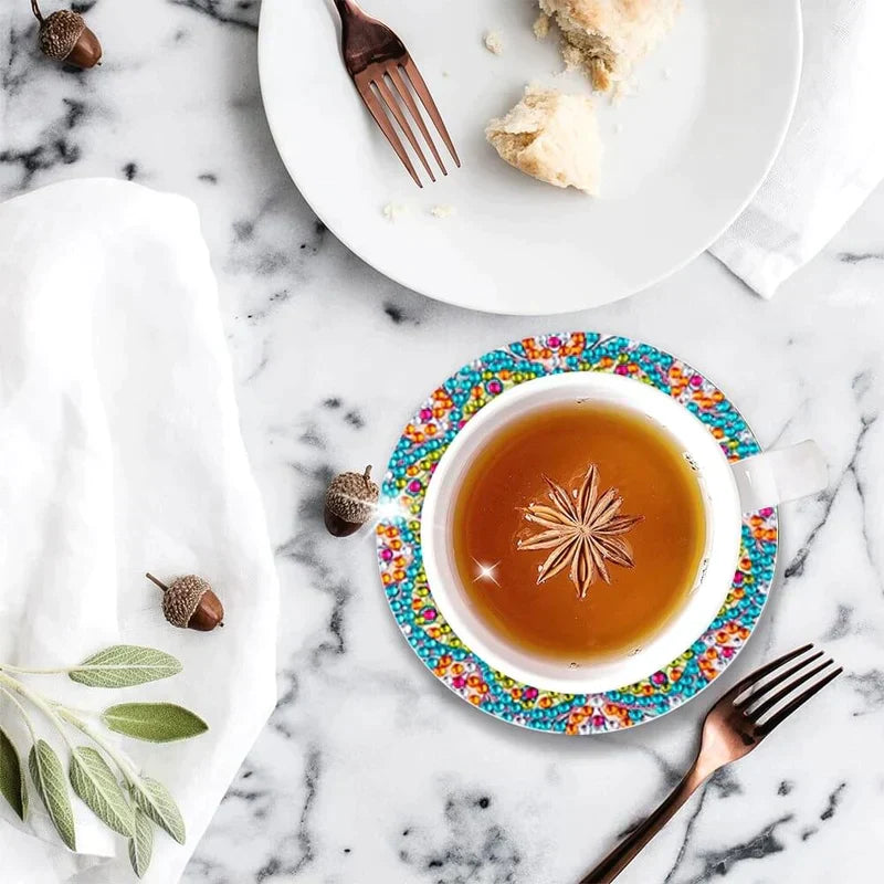 Avelena | Diamond Crafts Untersetzer Diamond Painting Untersetzer (Mandala)