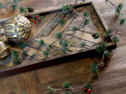 Avelena | Chic Antique – Fleur Zedernbaumranke mit Beeren, L160 cm, Natur