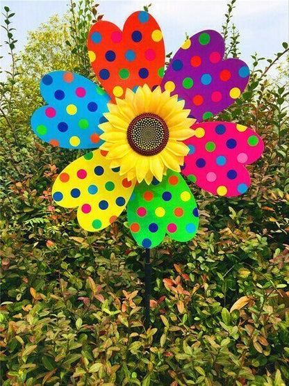 Avelena | Suncharm Bunter Sonnenblumen-Windmühle