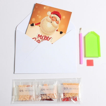 Avelena | 5D Diamantmalerei Weihnachtskarten Neuheit (8er-Pack)