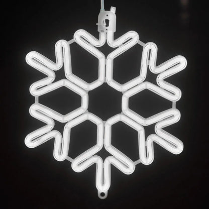 Avelena | Wasserdichtes LED Schneeflockenlicht für festliche Winterdekoration