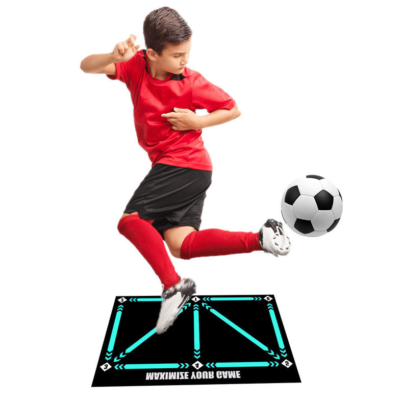 Avelena | Fußballtraining Matte Haltbar Rutschfest Zusammenklappbar Kinder Erwachsene Dribbling Training Matte Fußballtraining Innen Außen Ausrüstung