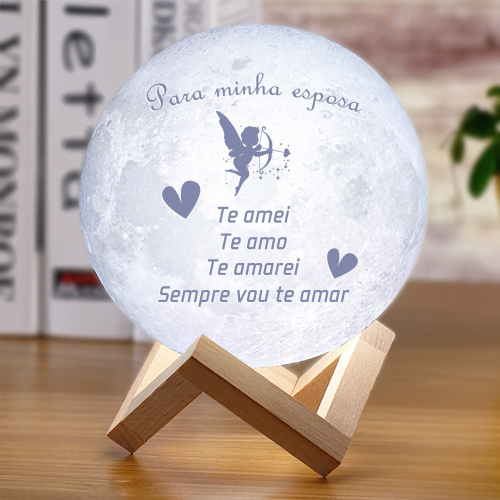 Avelena | 3D-Moonlampe mit Text