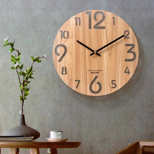 Avelena | 3D-Wanduhr Aus Holz