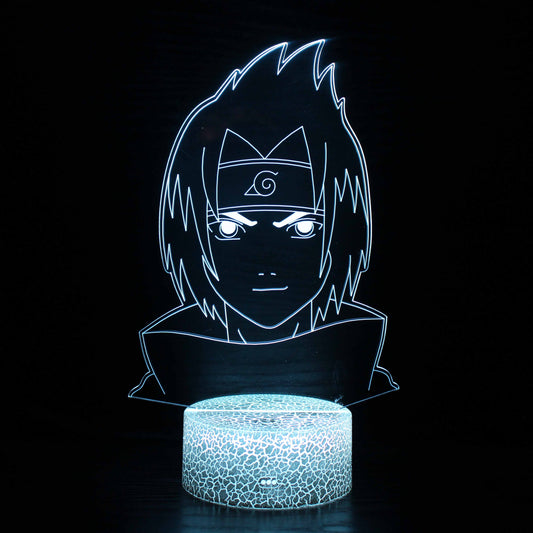Avelena | Little Sasuke Naruto Charakter 3D Optische Illusionslampe