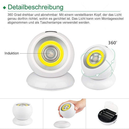 Avelena | Abnehmbares LED-Sensorlicht mit USB-Aufladung