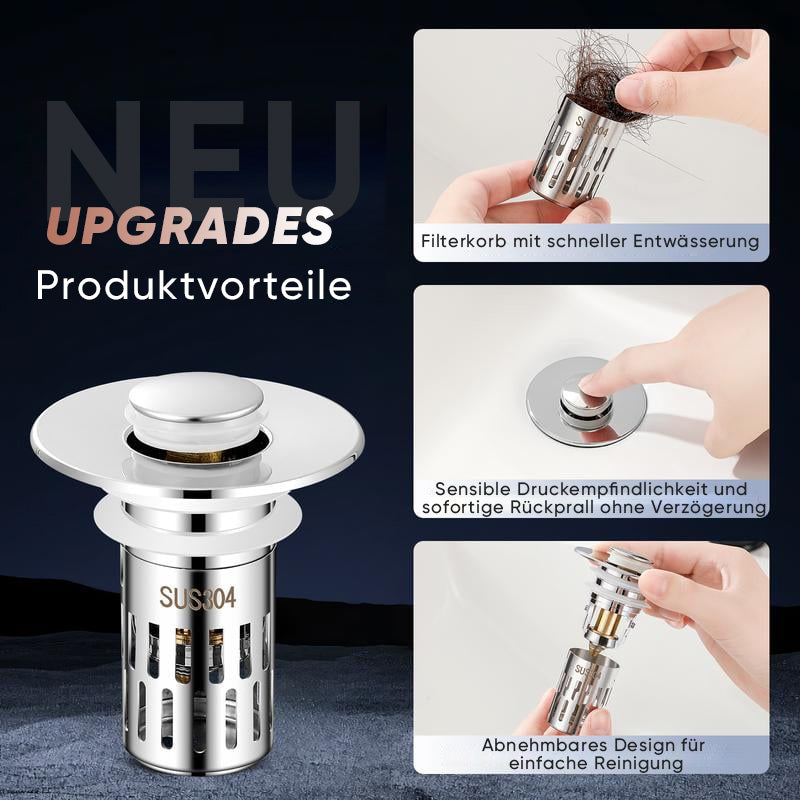 Avelena | Universeller Abflussfilter für das Badezimmer Waschbecken