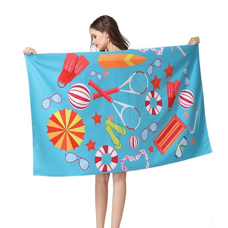 Avelena | Polyester Strandtuch Schnell Trocknend, Sandfrei