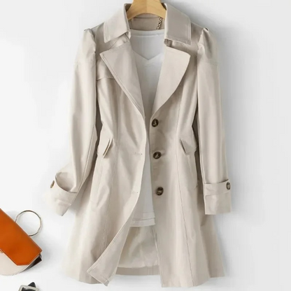 Mittellanger Damen-Trenchcoat