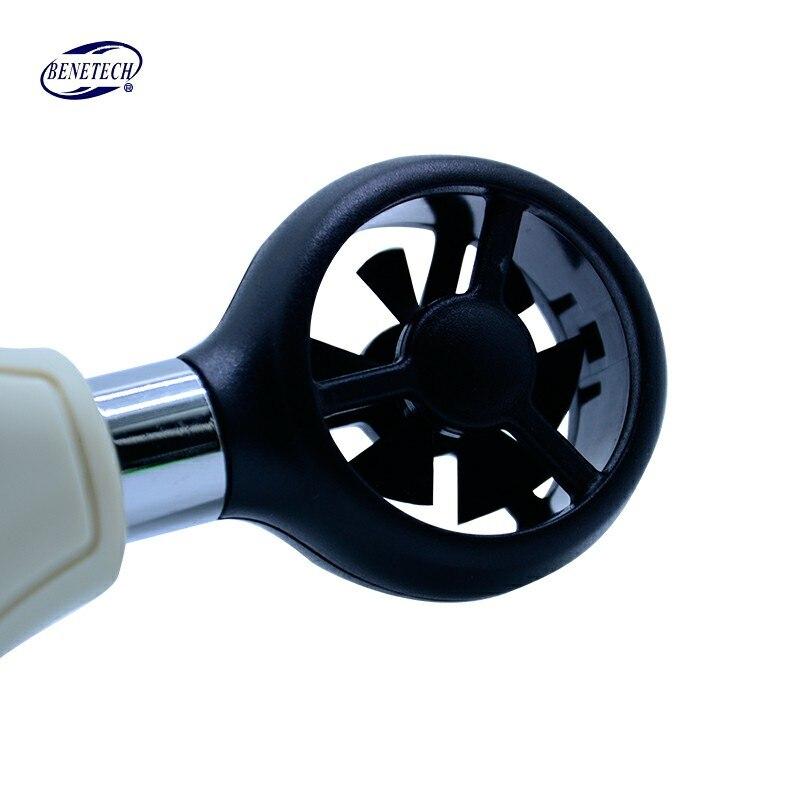 Avelena | Anemometer mit LCD-Hintergrundbeleuchtung Tragbares Windmessgerät