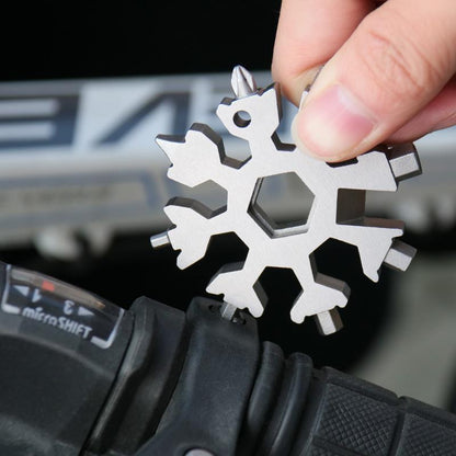 Avelena | 18-in-1 Edelstahl Schneeflocken Multi-tool