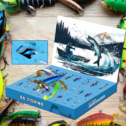 Avelena | Vorverkauf>>24 Tage Weihnachts Countdown Fisch Angelset