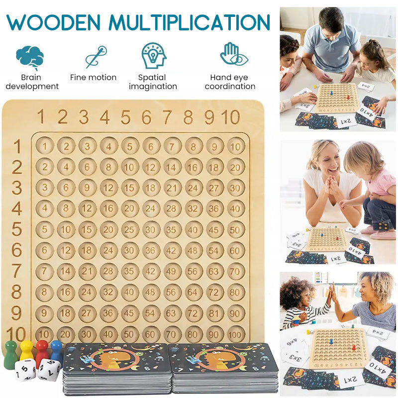 Avelena | Holz Montessori Multiplikationsspiel