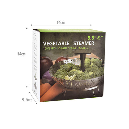 Avelena | Blumenförmiger Stahlfalt-Dampfer