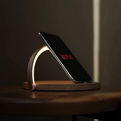 Avelena | Drahtloses 15W Ladegerät mit Schreibtischlampe
