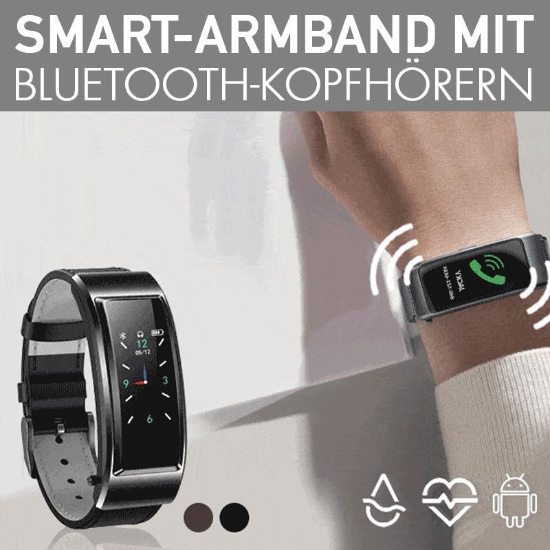 Avelena | 2-in-1-Smart-Armband mit Bluetooth-Kopfhörern