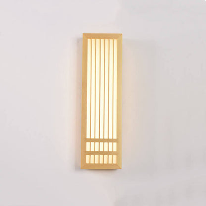 Avelena | ShizuLight | Japanische Holz-LED-Wandlampe – Minimalistische, zen-inspirierte Beleuchtung