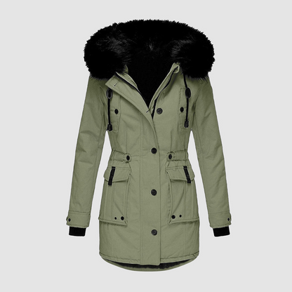Avelena | Damen Warmer Winterparka mit Kapuze
