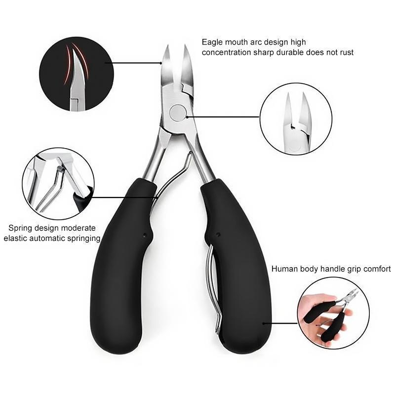 Avelena | 304 Edelstahl Nagelknipser Set, Vorbeugung Von Paronychie, Pilzinfektion